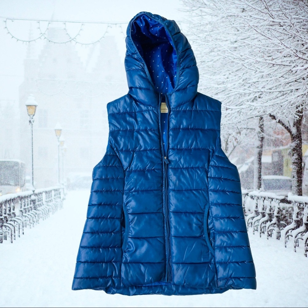 Zara Girls Hooded Vest